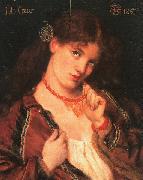 Dante Gabriel Rossetti Joli Coeur oil on canvas